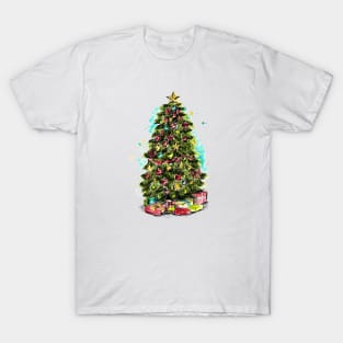 Colorful Christmas tree T-Shirt